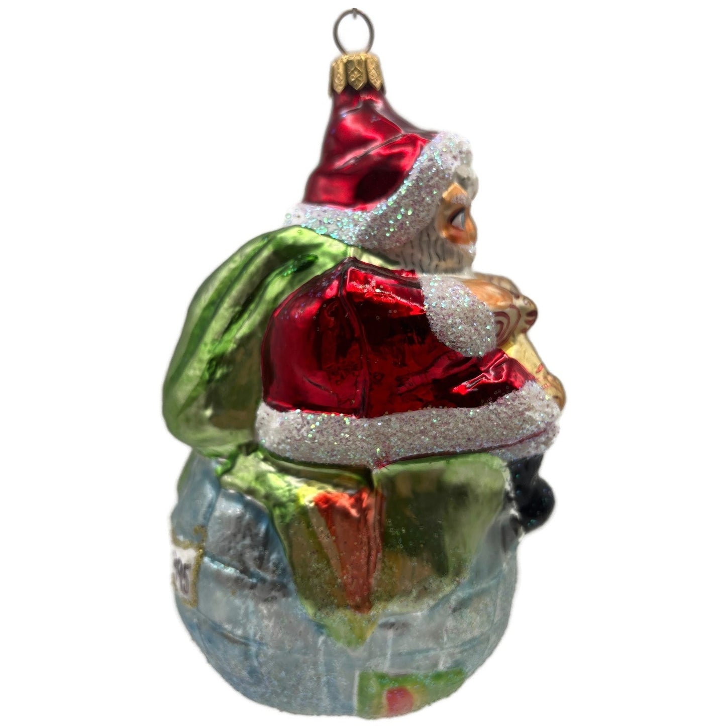 Christopher Radko 1995 On Top of the World Santa Claus Christmas Ornament 95-SP6