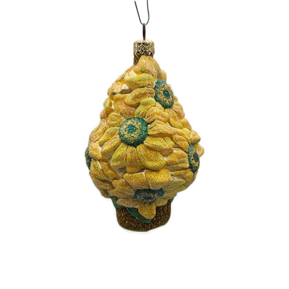 Patricia Breen Sunflower Topiary Yellow Art Floral Spring Christmas Ornament