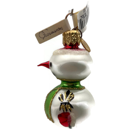 Department 56 Miniature Snowman White Poland Christmas Tree Ornament