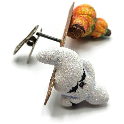 Patricia Breen Halloween All Things Being Equal Pumpkinman Ghost Ornament