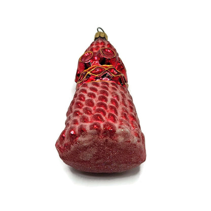 Christopher Radko Fancy Fringe Red Easter Spring Holiday Ornament 96-006-0