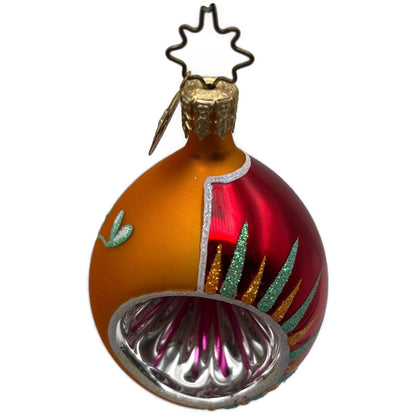 Christopher Radko Fantasia Kensington Glow Reflector Christmas Tree Ornament