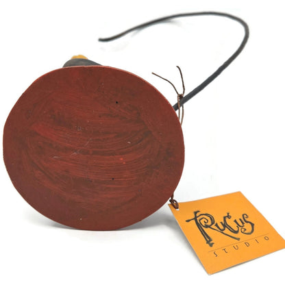 Rucus Studio Scott Smith Cat About Town Black Cat Ornament Holder Halloween 2002