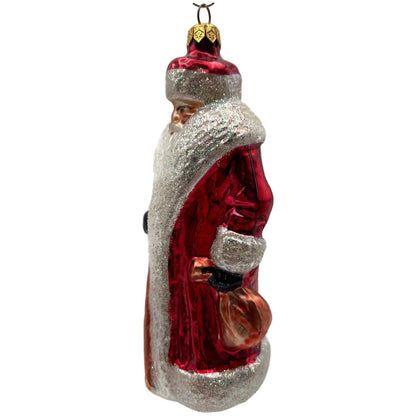 Christopher Radko Russian Santa Claus Red Robe Christmas Tree Ornament 91-112-1