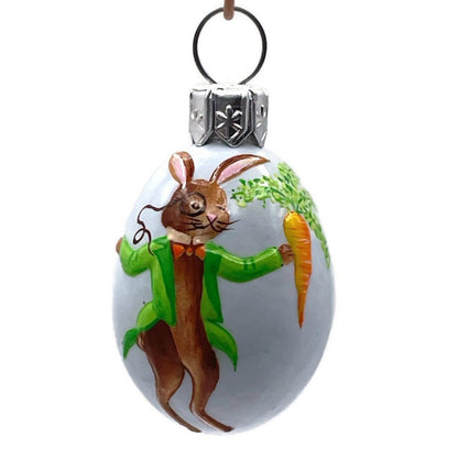 Patricia Breen Miniature Egg Mon Oncle Bunny Carrot Easter Christmas Ornament