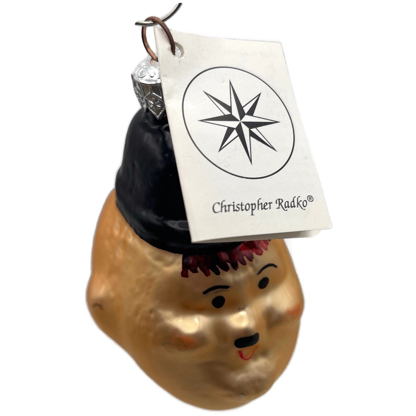 Christopher Radko Another Fine Mess Oliver Hardy Christmas Ornament 95-160-0