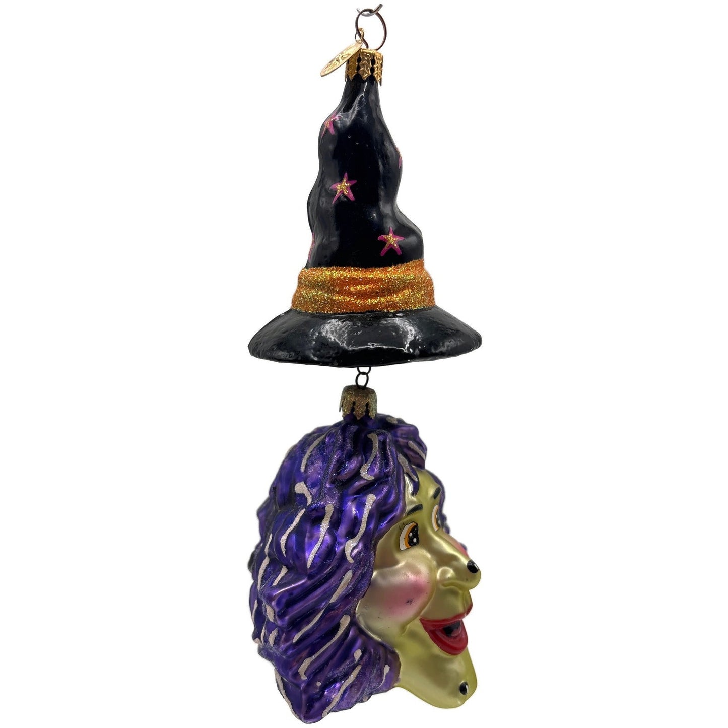 Christopher Radko Witch Topper Halloween Christmas Hat Ornament 02-0041-0