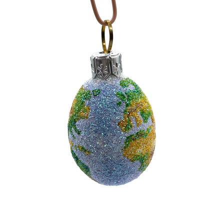 Patricia Breen Miniature Egg Worldly Earth Globe Easter Christmas Ornament 2731
