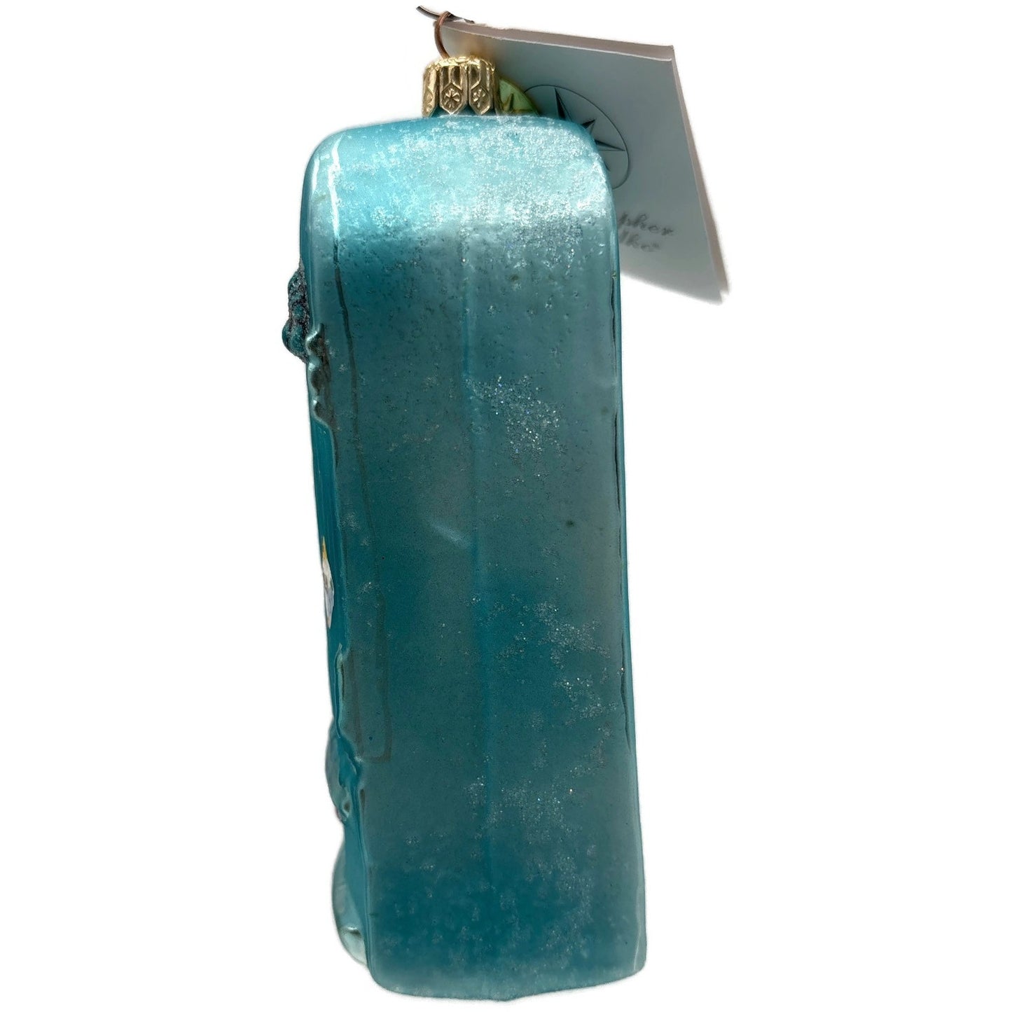 Christopher Radko The Fridge Collection Blue Christmas Tree Ornament 00-128-0