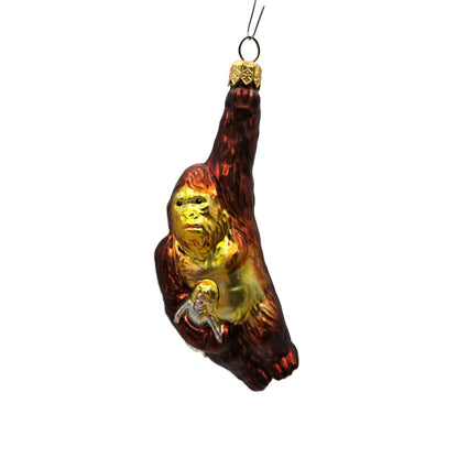 Patricia Breen Manhattan Ape Gold Red Plane King Kong Christmas Tree Ornament