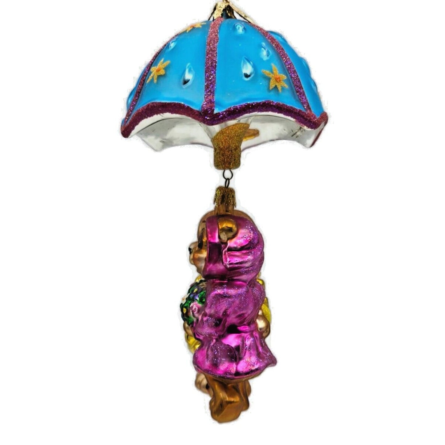 Christopher Radko Shower Me With Love Bears Christmas Tree Ornament 02-0499-0