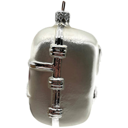 Patricia Breen Grandma Josie's Fridge Pearl Heart Silver Christmas Tree Ornament