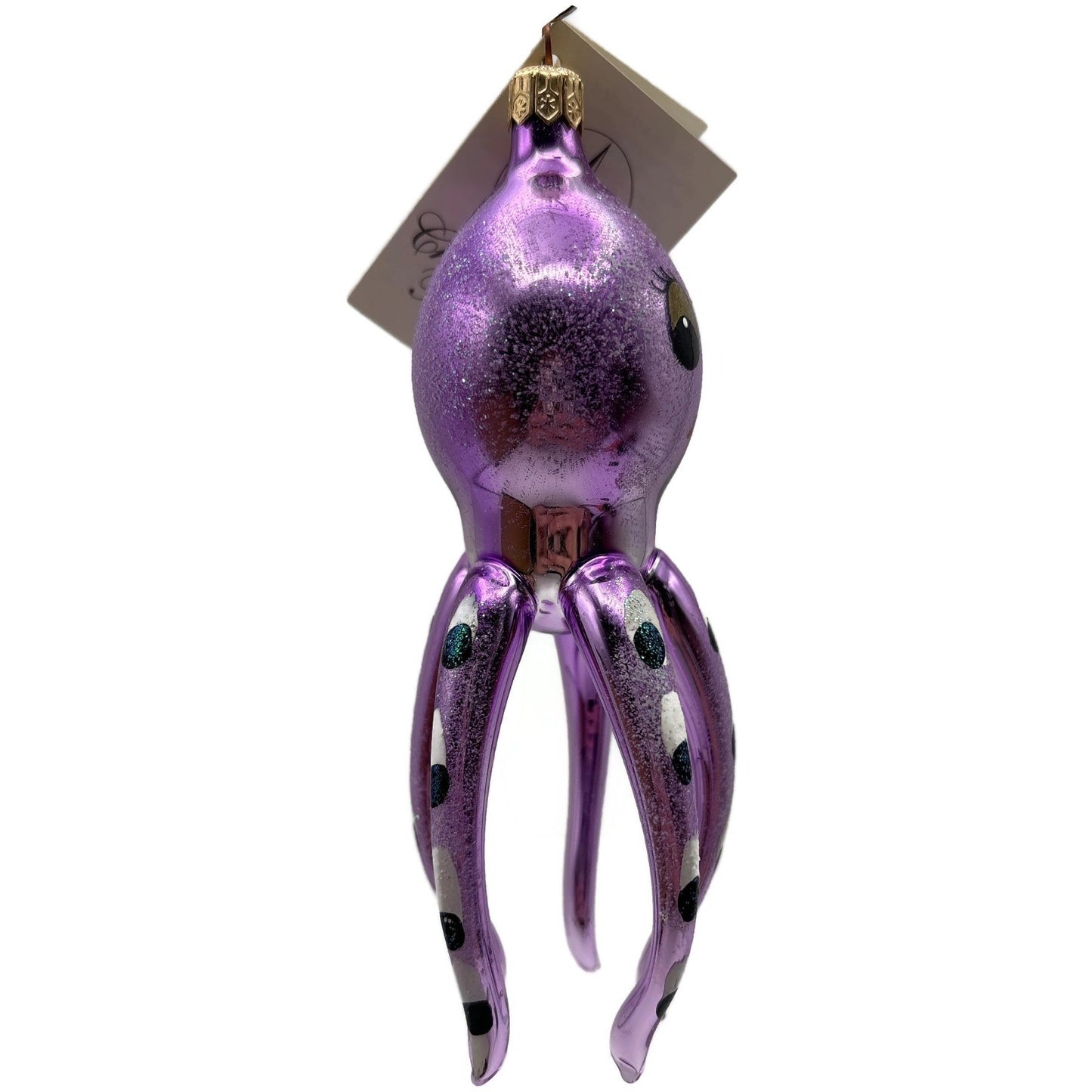 Christopher Radko Maxine Purple Octopus Glass Christmas Ornament 93-240-2