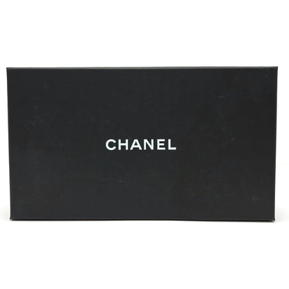 Chanel Quilted Large Flap Wallet Purple Soft Leather CC Logo Classic Rare Silver