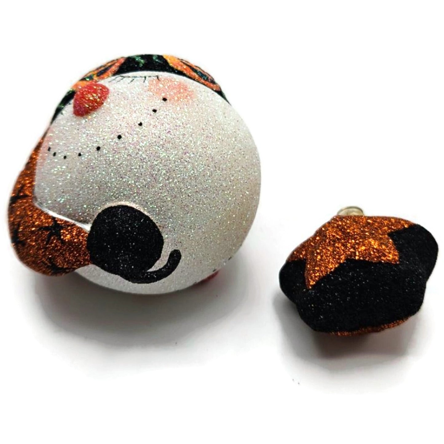 Patricia Breen Good Night Snowman Halloween Pumpkins Christmas Ornament 2227