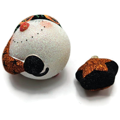 Patricia Breen Good Night Snowman Halloween Pumpkins Christmas Ornament 2227