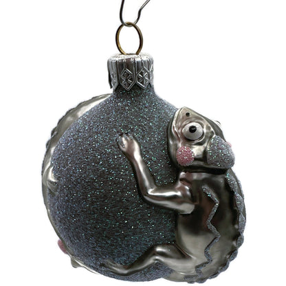 Patricia Breen Once Again For James Platinum Chameleon Christmas Tree Ornament