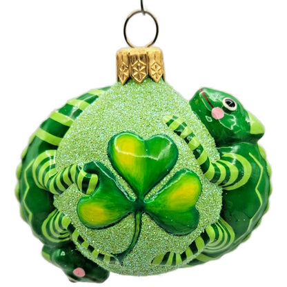 Patricia Breen Once Again for James Lucky Shamrock St. Paddys Christmas Ornament