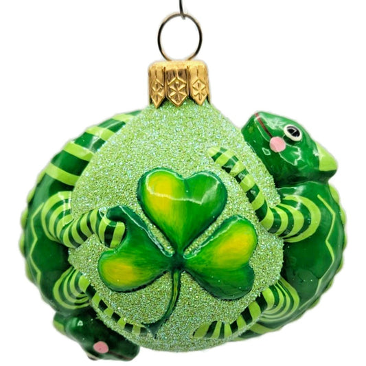 Patricia Breen Once Again for James Lucky Shamrock St. Paddys Christmas Ornament