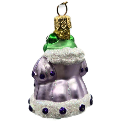 Patricia Breen Frog Princess Miniature Lavender Extra Dots Holiday Ornament 9813