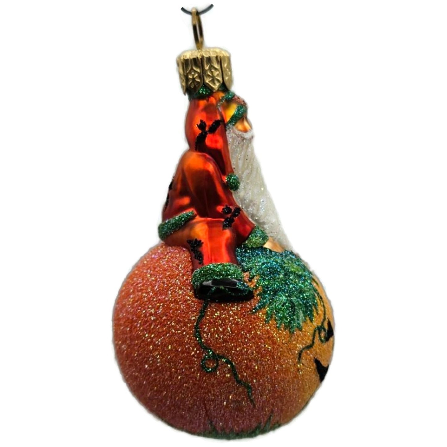 Patricia Breen Halloween Snow Frolic Santa Claus Jack-O-Lantern X-Mas Ornament