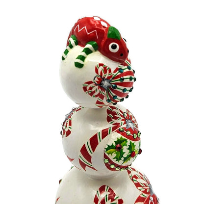 Patricia Breen Miniature Chameleon Finial Jeweled Christmas Tree Topper w/ Stand