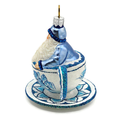 Patricia Breen Tea for Two Blue Willow Spring Holiday Tree Ornament Tea Party