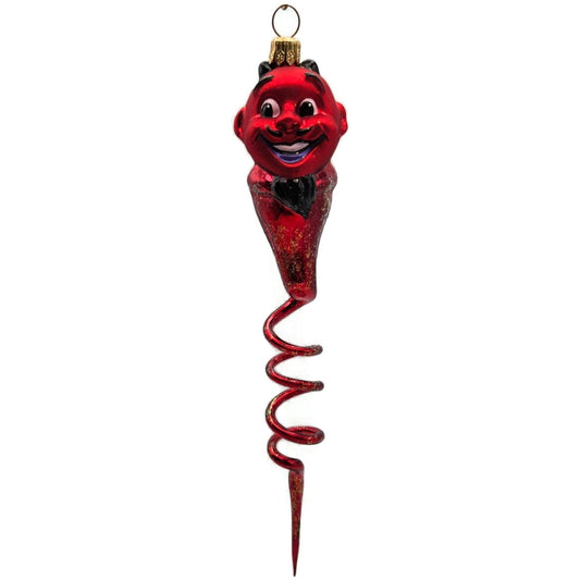 Christopher Radko Tricks for Treats Spiral Devil Red Halloween Ornament 98-047-0