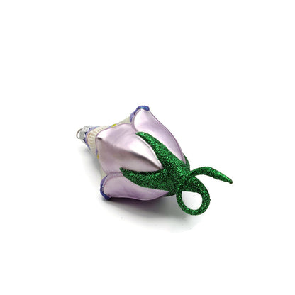 Patricia Breen Bluebell Santa Lilac Flower Pearl Spring Christmas Tree Ornament