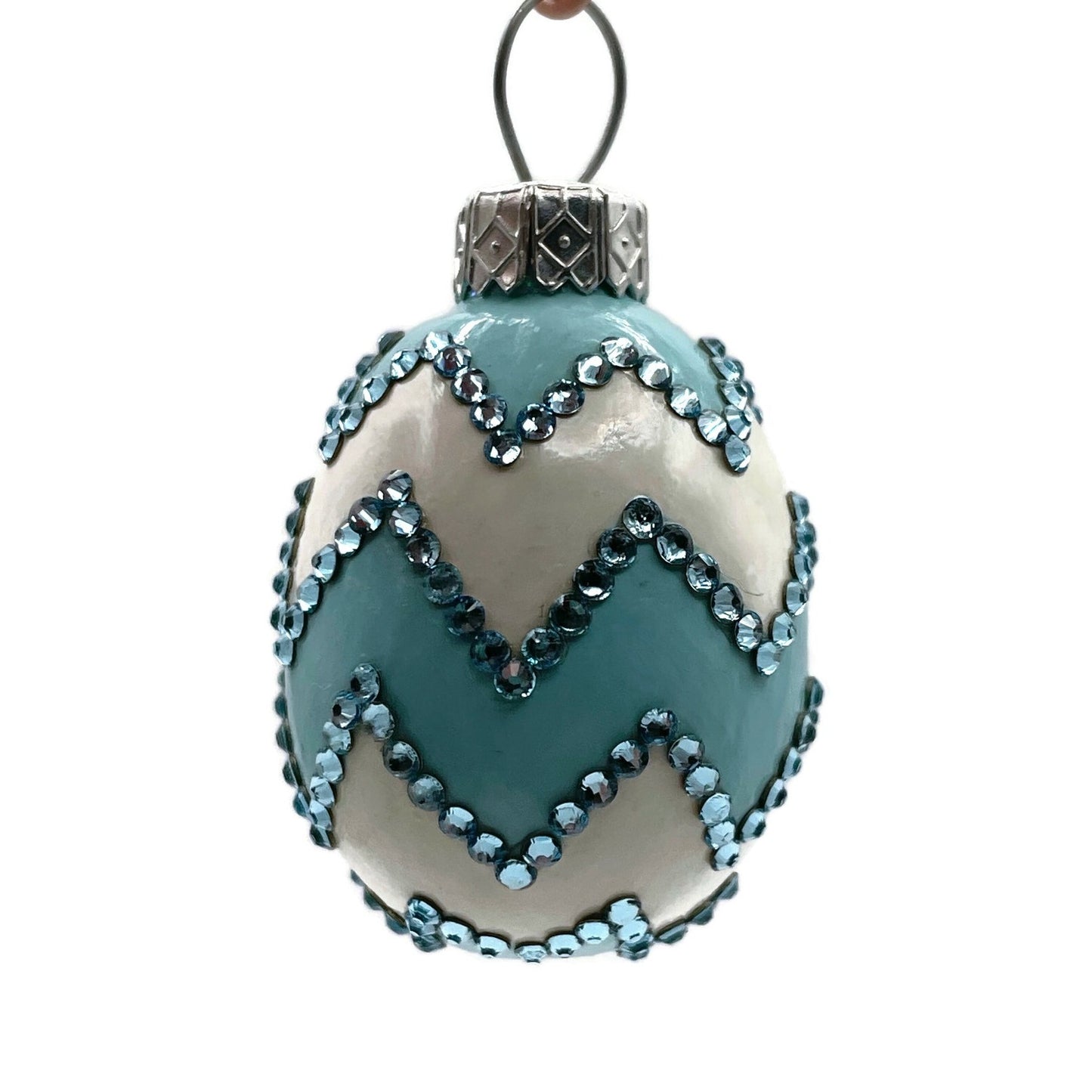 Patricia Breen Miniature Egg Zelda Turquoise Easter Christmas Tree Ornament