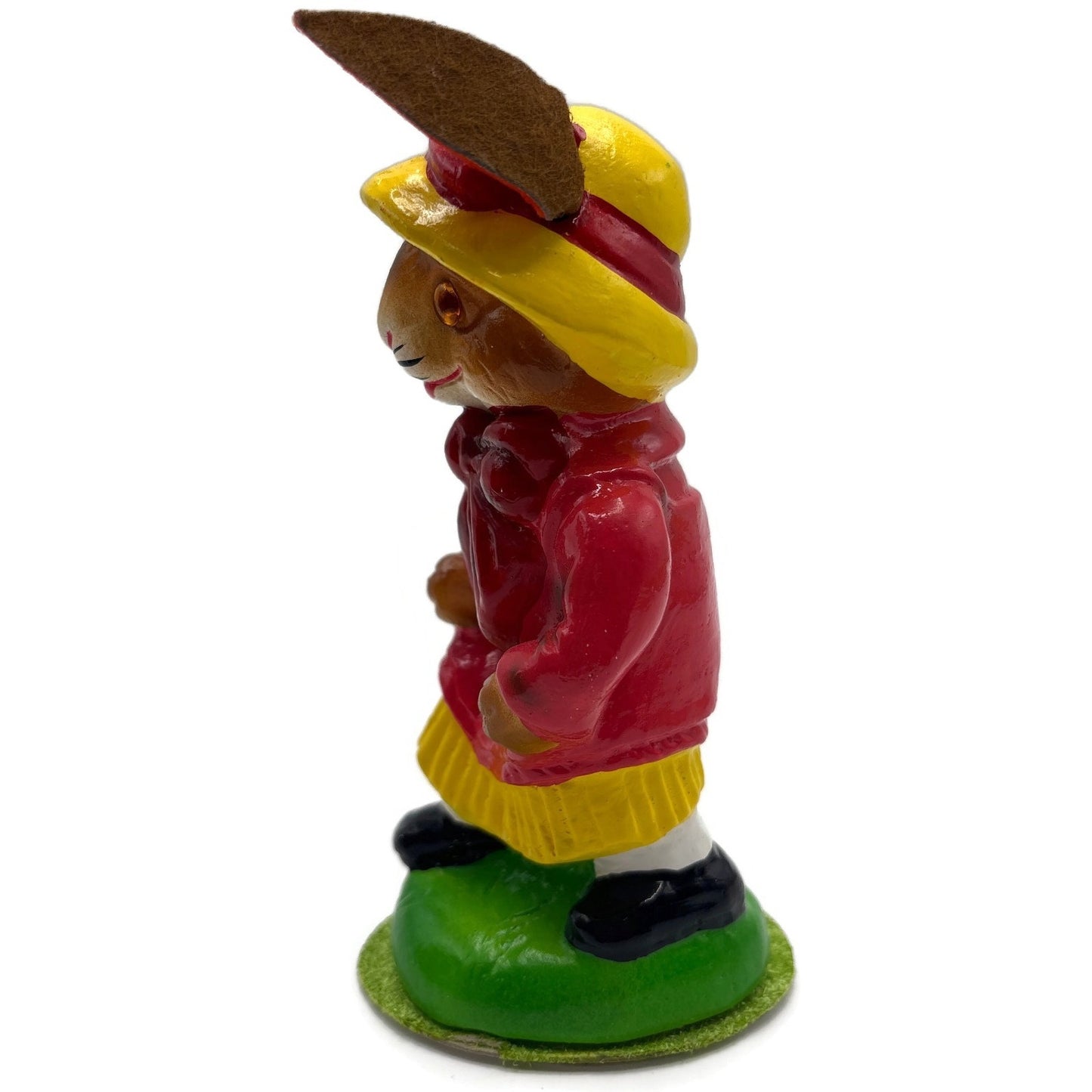 Christopher Radko Ino Schaller Papier Mache Bunny Rabbit Easter Figurine