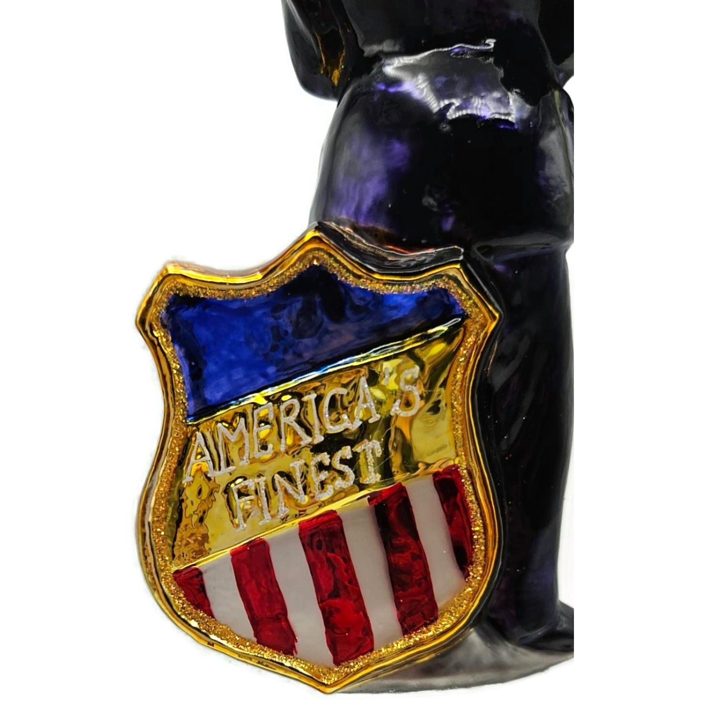 Christopher Radko America's Finest New York Police Patriotic Ornament 01-0947-0
