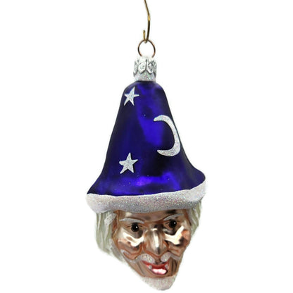 Patricia Breen Witch Hazel Wizard Purple Moon Halloween Christmas Ornament CO