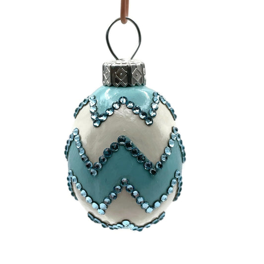 Patricia Breen Miniature Egg Zelda Turquoise Easter Christmas Tree Ornament