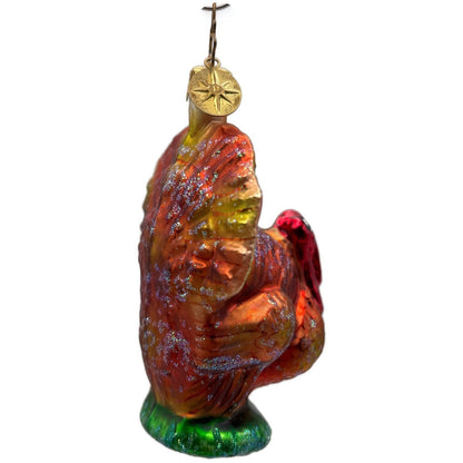 Christopher Radko Hedda Gobbler Turkey Thanksgiving Christmas Ornament 00-182-0