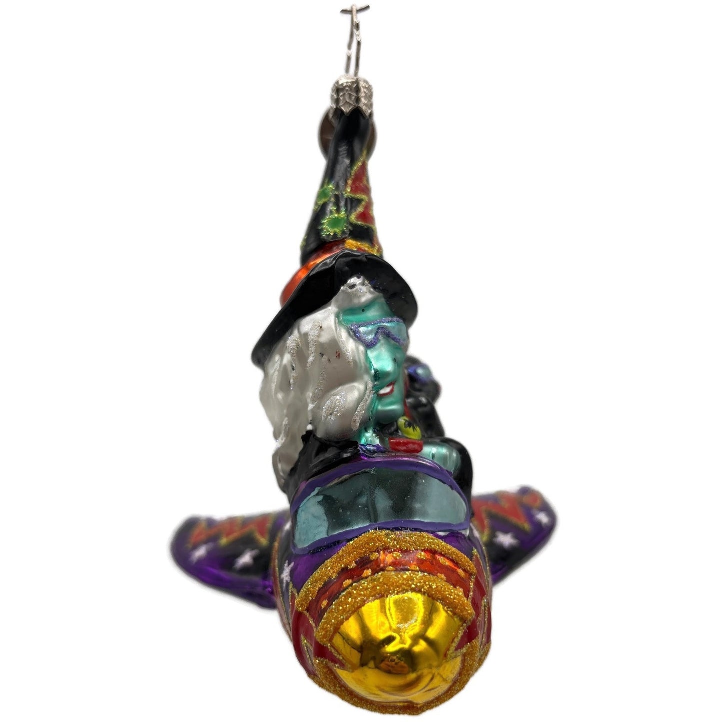 Christopher Radko Broomer Zoomer Witch Halloween Christmas Tree Ornament 1011692