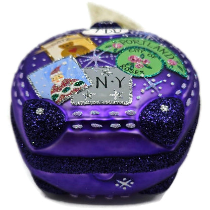 Patricia Breen Journey With Me Purple Portland Signed Christmas Ornament 2113