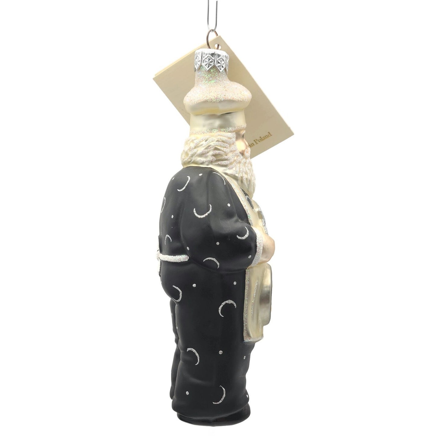 Patricia Breen Sunnyside Up Santa Black Moons Eggs Ham Christmas Ornament 9841