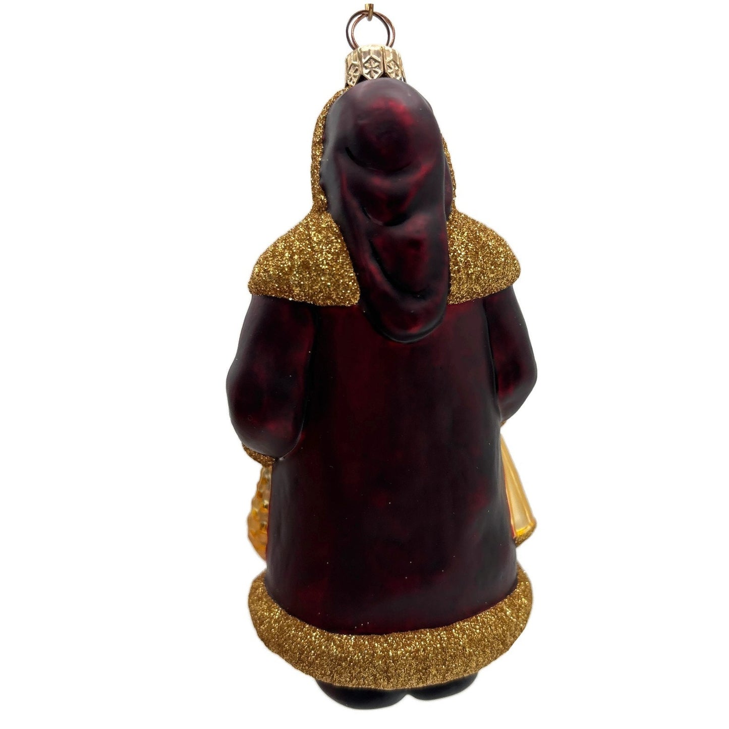 Patricia Breen Santa I: Partridge Pear Bordeaux 12 Days of Christmas Ornament