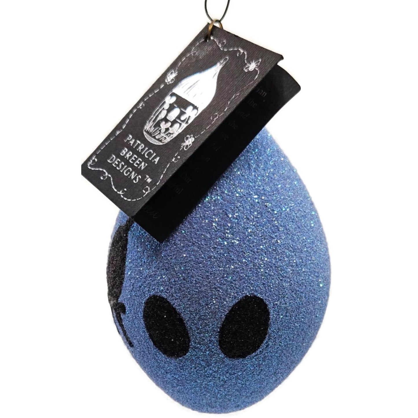 Patricia Breen Silhouette Egg Bunny Artists Easter Blue Christmas Tree Ornament