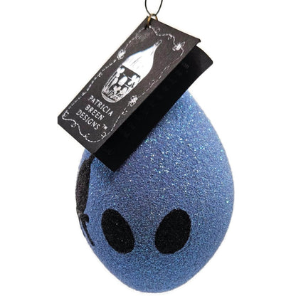 Patricia Breen Silhouette Egg Bunny Artists Easter Blue Christmas Tree Ornament