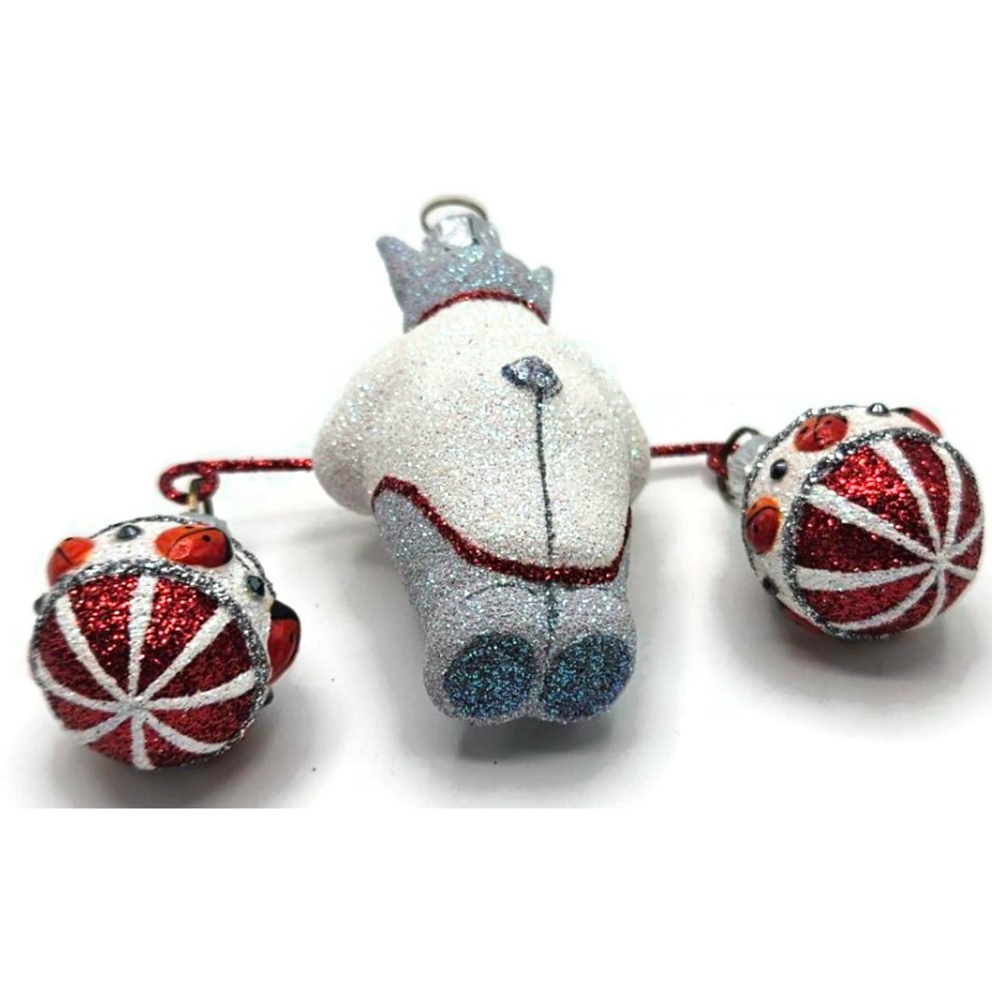 Patricia Breen Bunny Balance Ladybugs Mini Eggs Easter Christmas Tree Ornament
