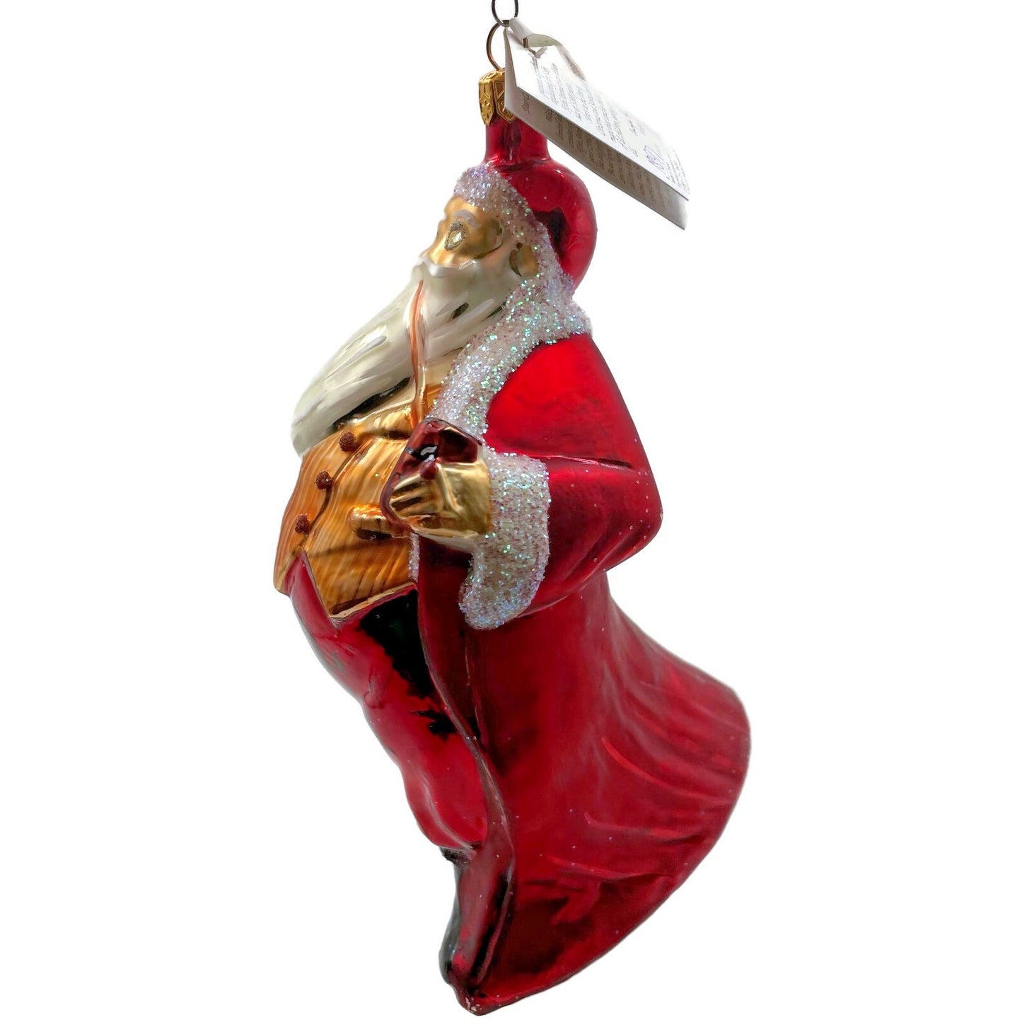 Christopher Radko Santa Calls Limited Edition Saks 5th Avenue Christmas Ornament