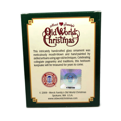 Washington State Cougars Old World Christmas Basketball Holiday Ornament WSU