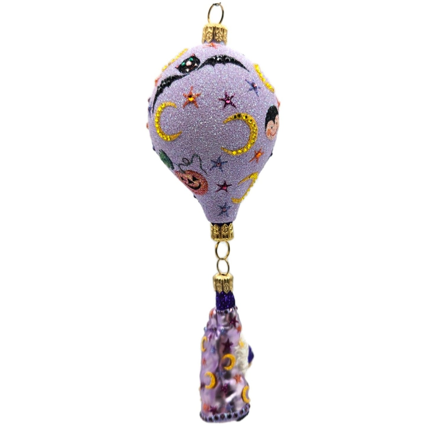 Patricia Breen Santa For Karen Halloween Icons Balloon Moon Stars Ornament Gumps
