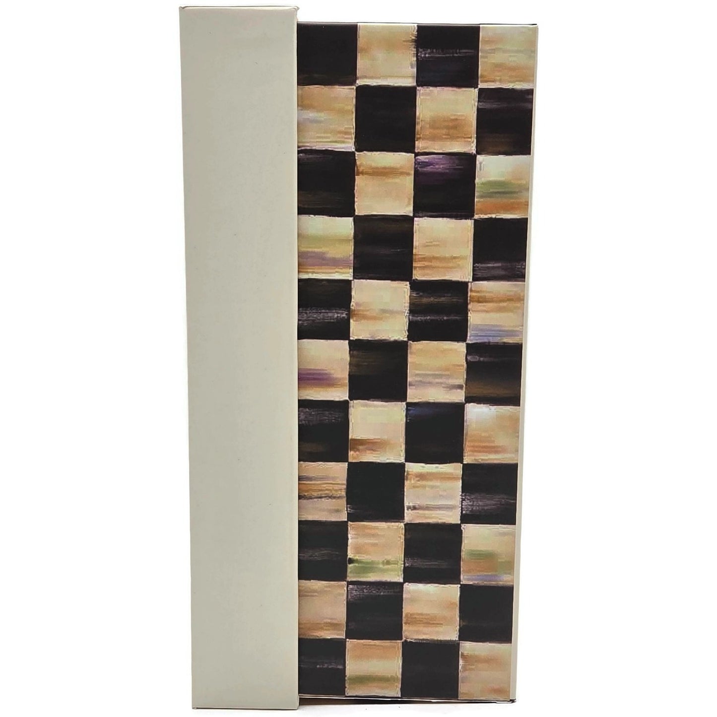 Mackenzie Childs Royal Check Blue Bunny Hostess Napkin Weight Egg Toothpick Set