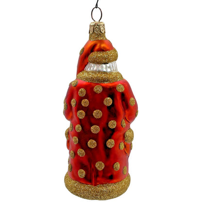 Patricia Breen Trustee Garden Santa Extra Dots Spring Christmas Tree Ornament