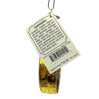 Old World Christmas Gymnastics Gold Medal Christmas Tree Ornament OWC 44145