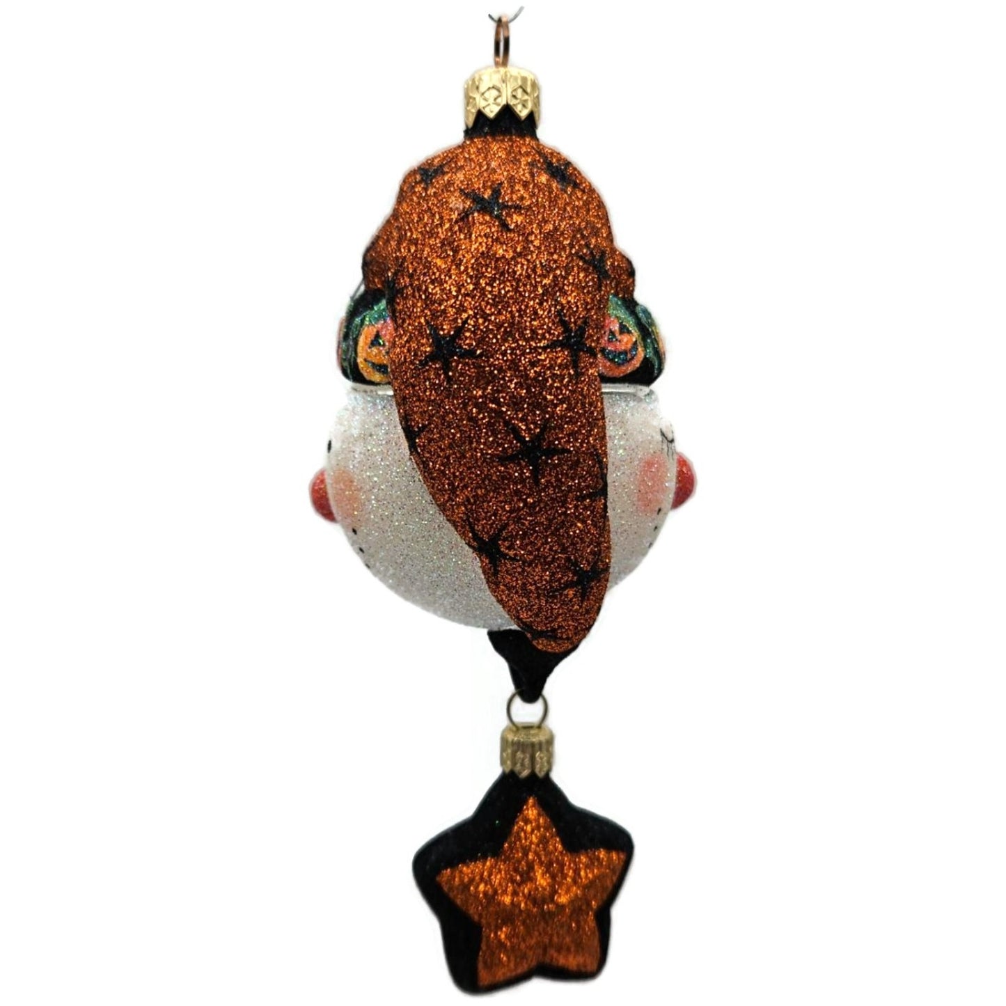 Patricia Breen Good Night Snowman Halloween Pumpkins Christmas Ornament 2227