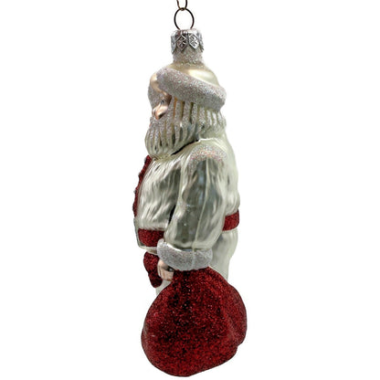 Patricia Breen A Santa for Thomas Pearl Red Bag Christmas Tree Ornament
